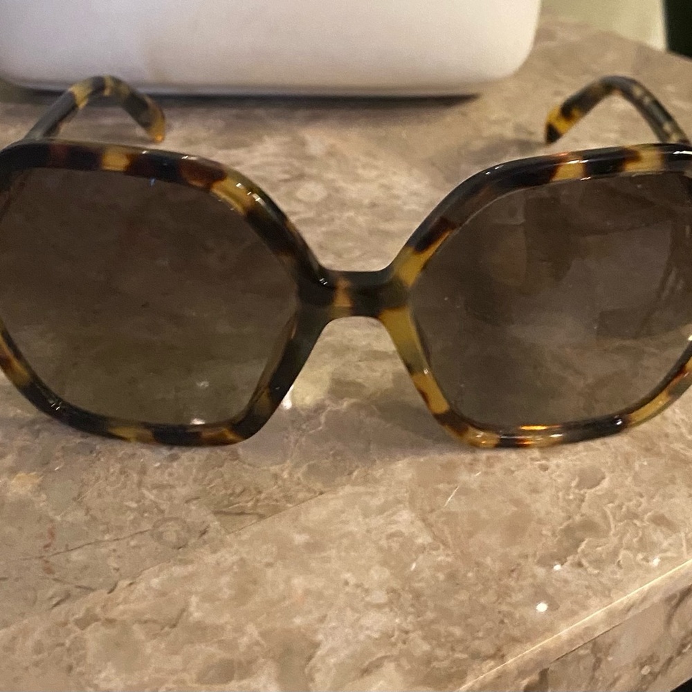 Prada octagon tortoise sunglasses